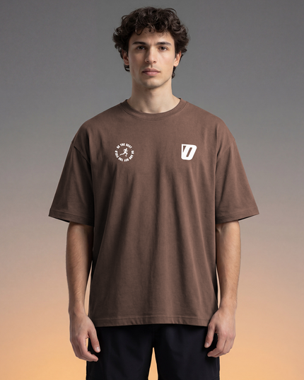 OFFFIELD Sports Track Runner Shirt brown