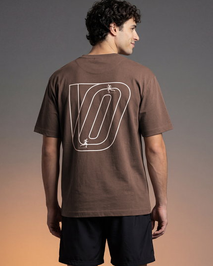 OFFFIELD Sports Track Runner Shirt brown