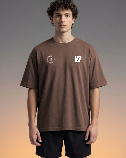 OFFFIELD Sports Track Runner Shirt brown