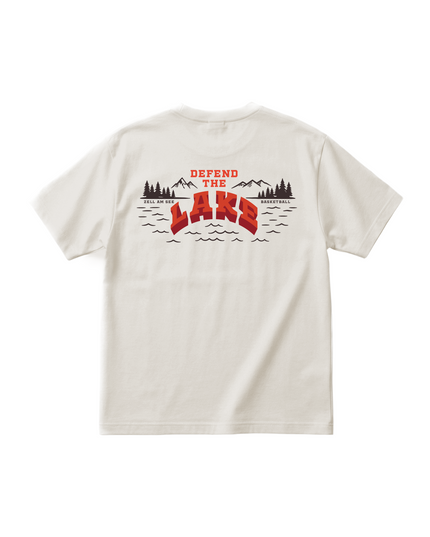 Zell Basketball Defend the Lake Shirt off white