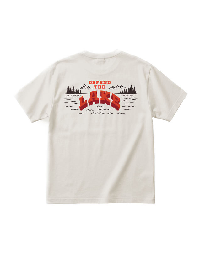 Zell Basketball Defend the Lake Shirt off white