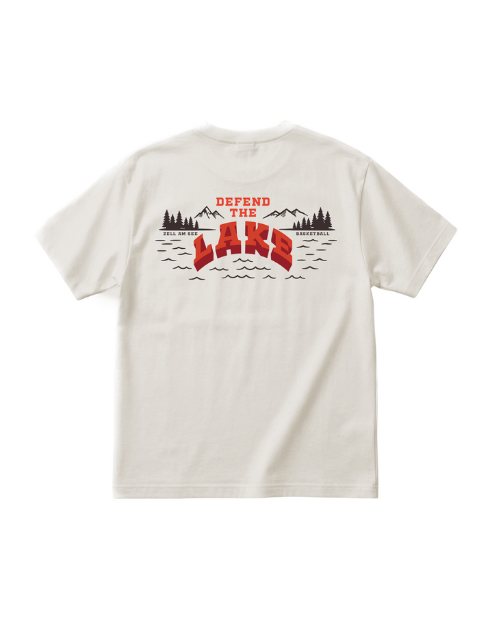 Zell Basketball Defend the Lake Shirt off white