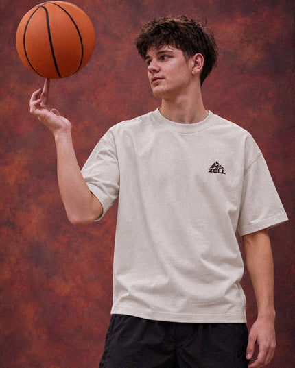 Zell Basketball Defend the Lake Shirt off white